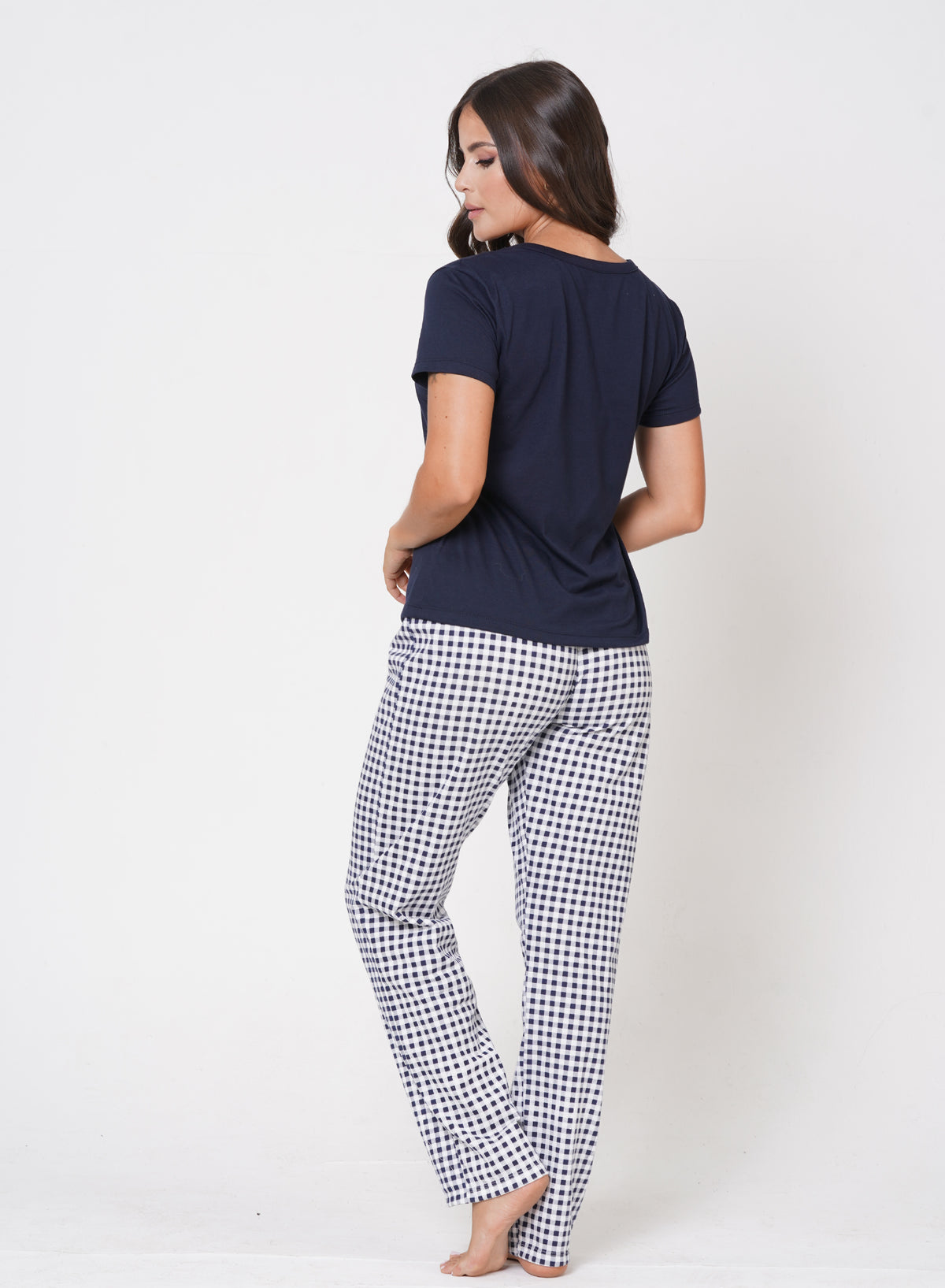 Pijama para Mujer Blusa con escote en V y Pantalon Ref 45120