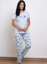 041 Pijama mujer manga corta pantalon