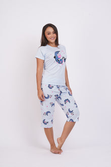 283 Pijama mujer manga corta pescador