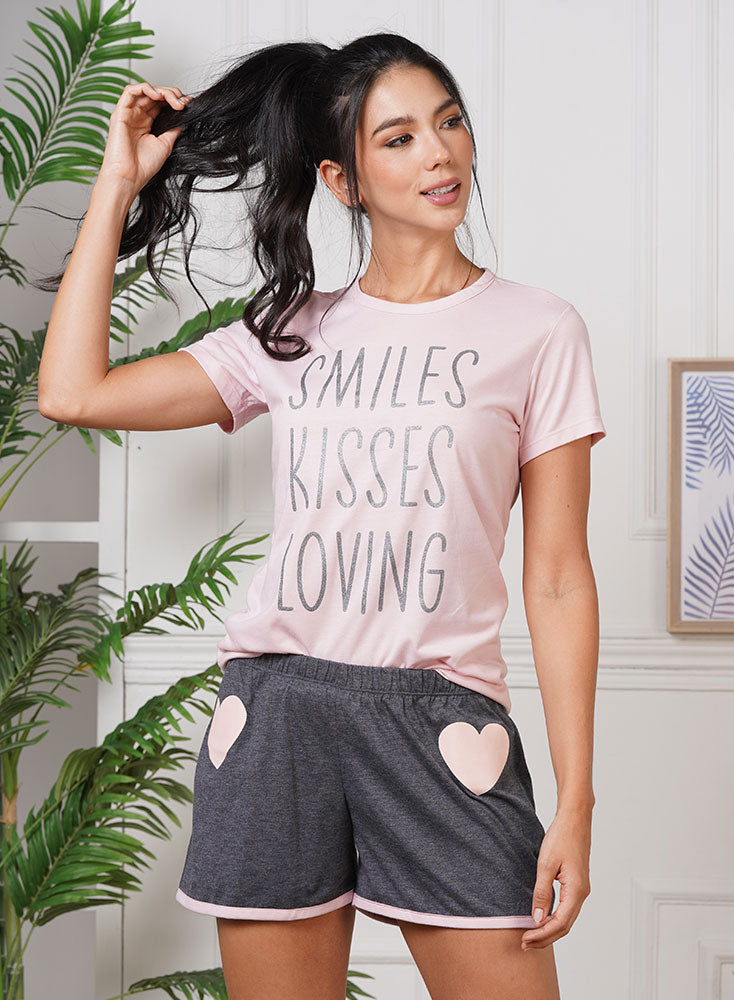 Short Chica En Pijamas Short Mujer Pijama Ropa Pijama Corta Mujer