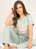 39001 Pijama mujer manga corta pantalón