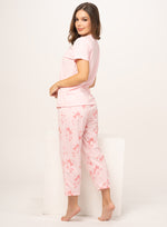 39107 Pijama mujer manga corta capri