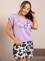 40003 Pijama Mujer Manga corta Short