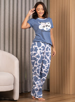 40200 Pijama Mujer Manga Corta Pantalon