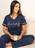 41100 Pijama Mujer Manga Corta Pantalon