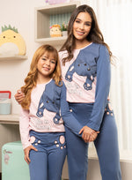 41201 Pijama Niña Manga Larga Pantalon