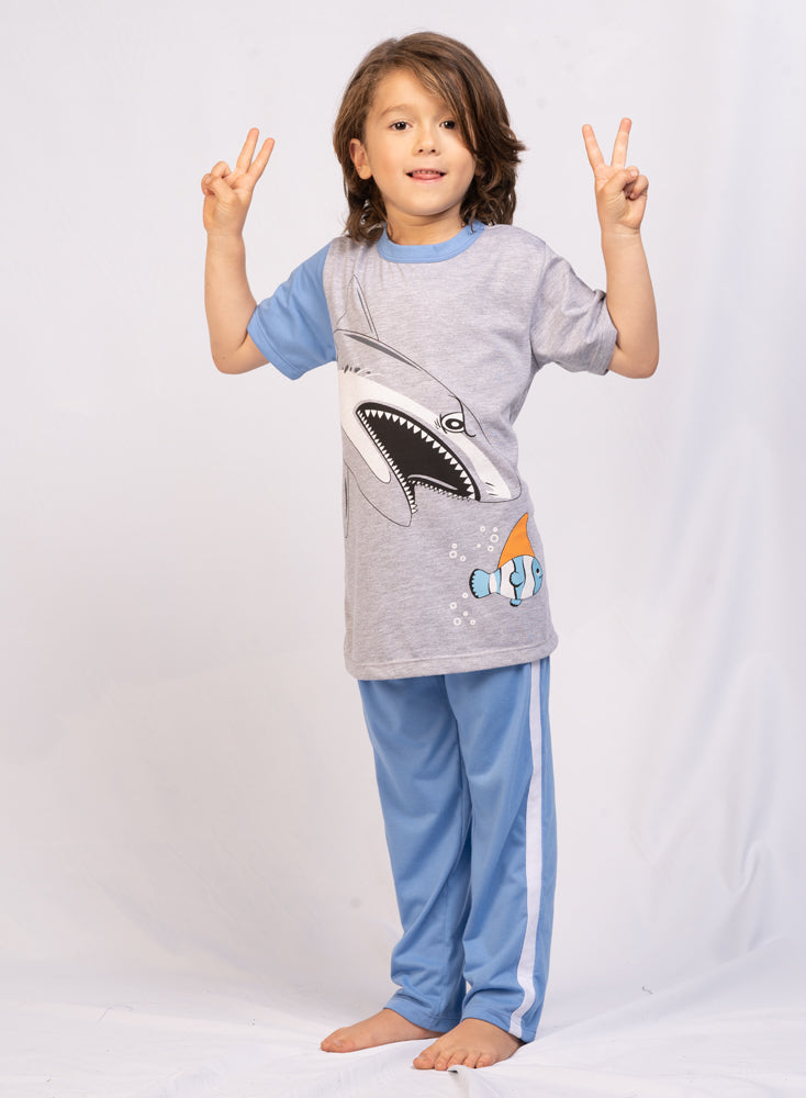 41501 Pijama Niño Manga Corta Pantalon