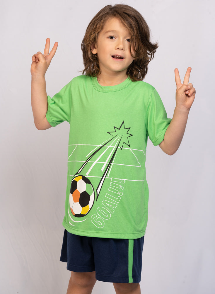 41503 Pijama Niño Manga Corta Bermuda