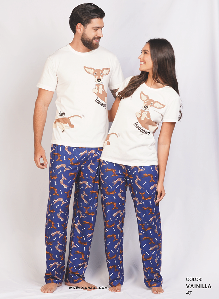 41900 Pijama para hombre manga corta y pantalón