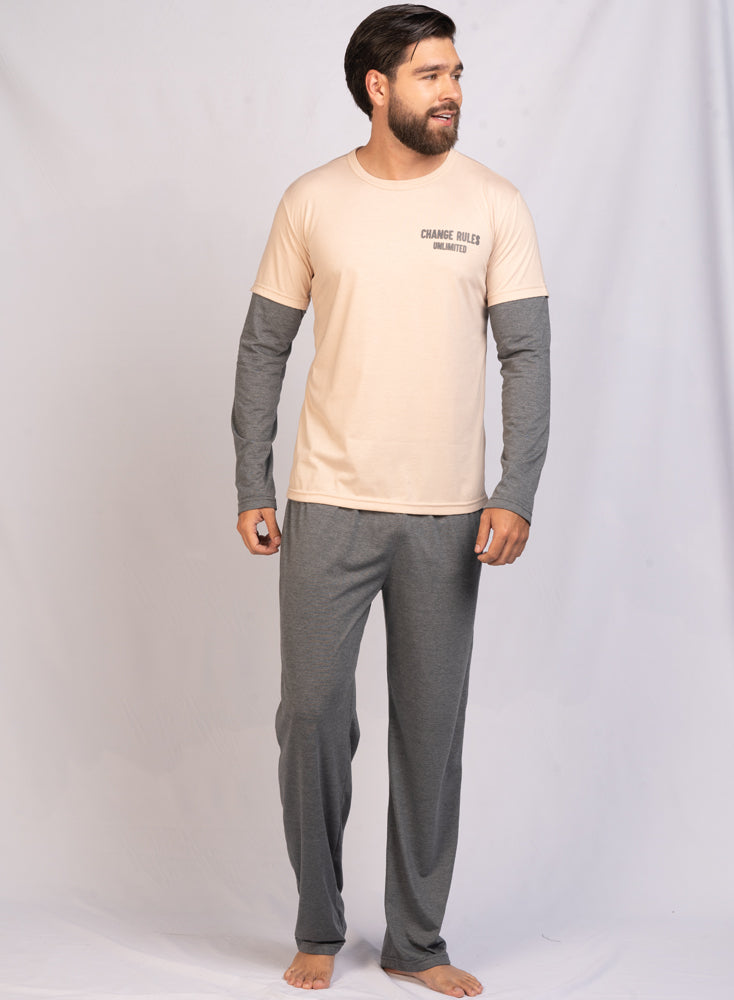 41905 Conjunto Hombre Manga Larga Pantalon