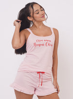 42101 Pijama Mujer Tiras Short