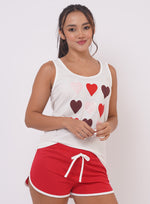 42106 Pijama Mujer Manga Sisa Short