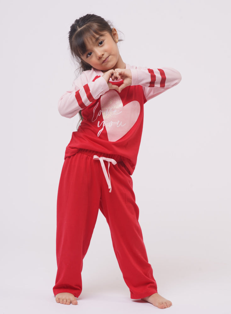 42204 Pijama Niña Manga Larga Pantalón
