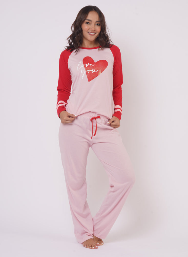 42205 Pijama Mujer Manga Larga Pantalón