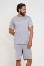 Pijama para hombre en manga corta y bermuda futureahead