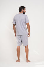 Pijama para hombre en manga corta y bermuda futureahead