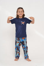 Pijama para niño manga corta y pantalón Comics