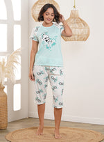 282 Pijama mujer manga costa pescador