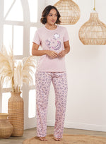 041 Pijama mujer manga corta pantalon