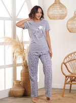 041 Pijama mujer manga corta pantalon