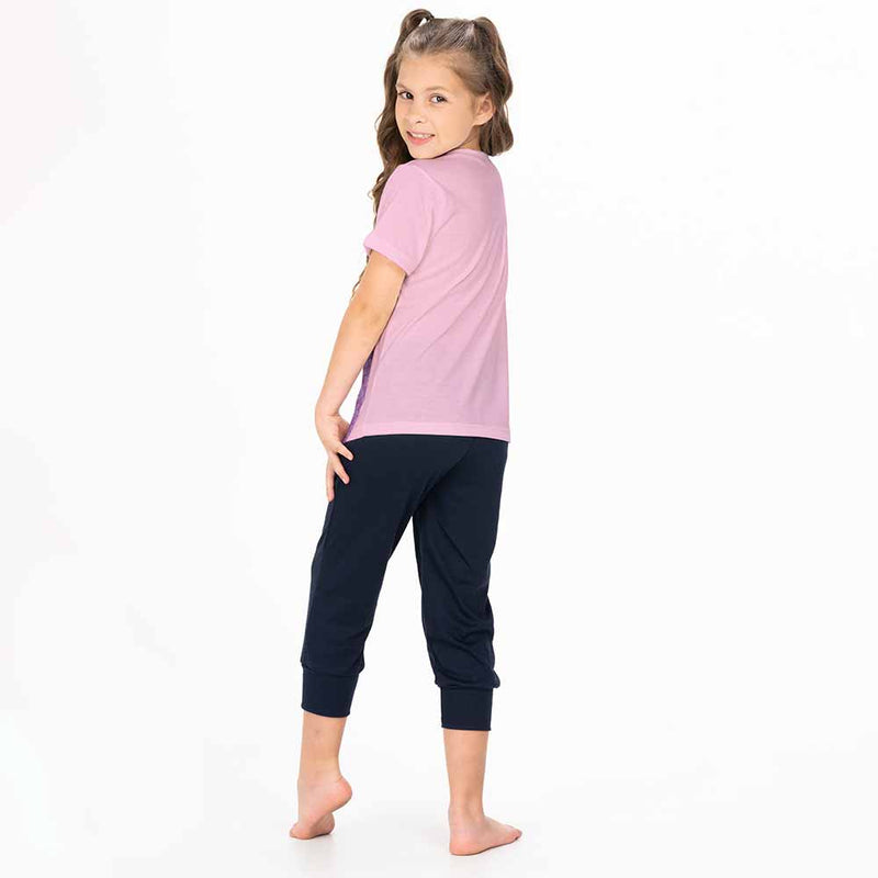 Ref.32310 Pijama Niña Manga Corta Capri