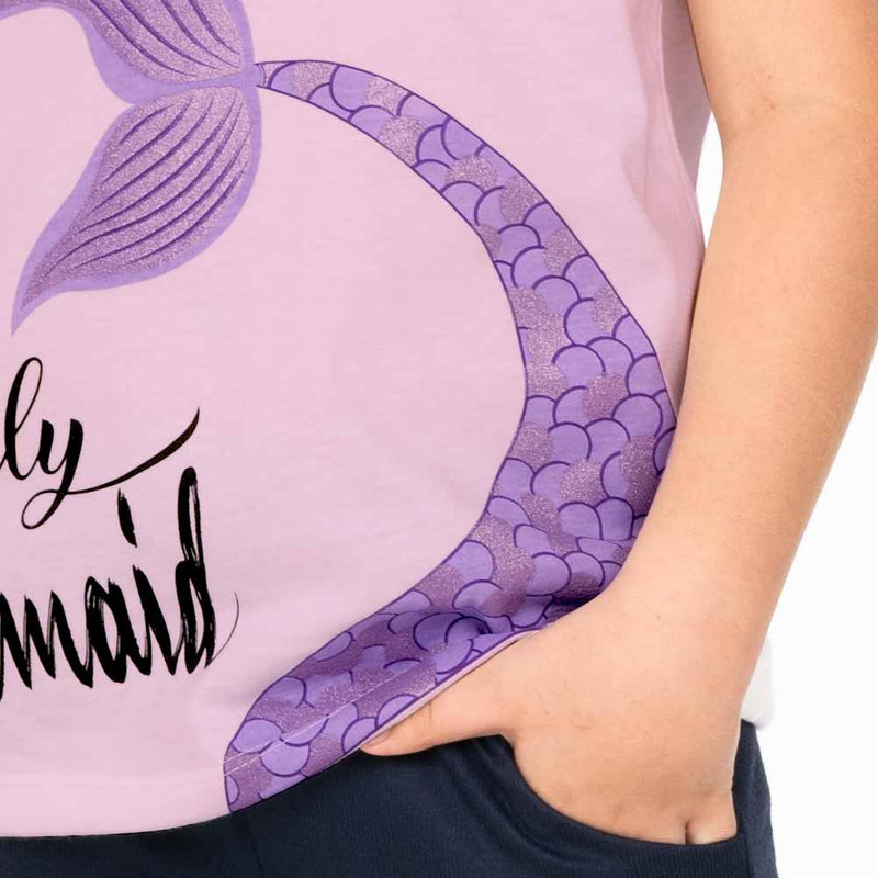 Ref.32310 Pijama Niña Manga Corta Capri
