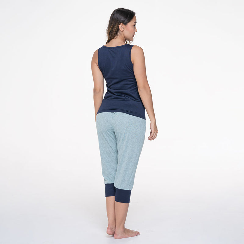 Ref.33003 Pijama Mujer Manga Sisa Capri