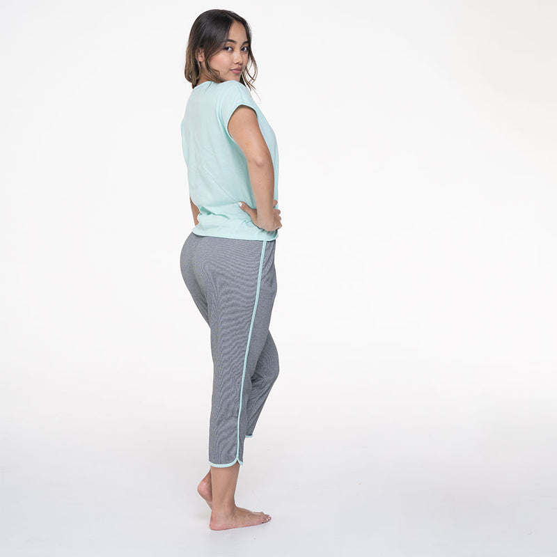Ref.33004 Pijama Mujer Manga Corta Capri