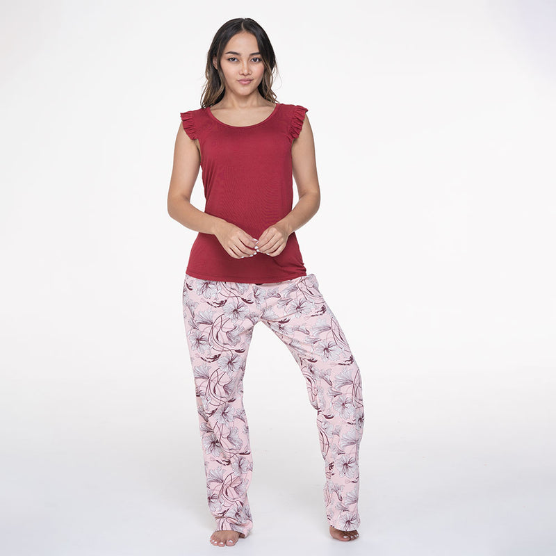 Ref.33103 Pijama Mujer Manga Corta Pantalón