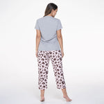 Ref.33106 Pijama Mujer Manga Corta Capri