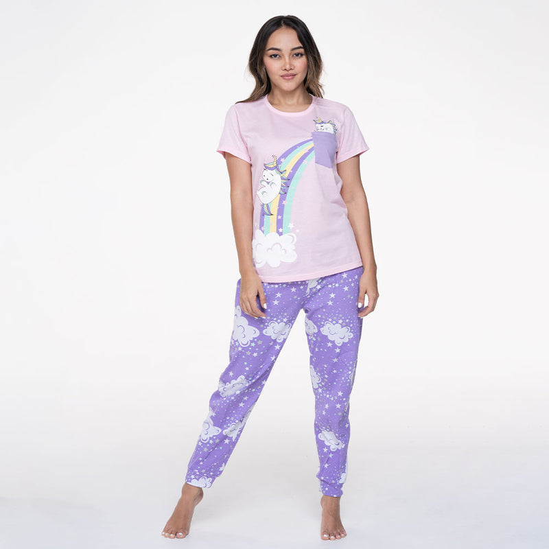 Ref.33200 Pijama Mujer Manga Corta Pantalón