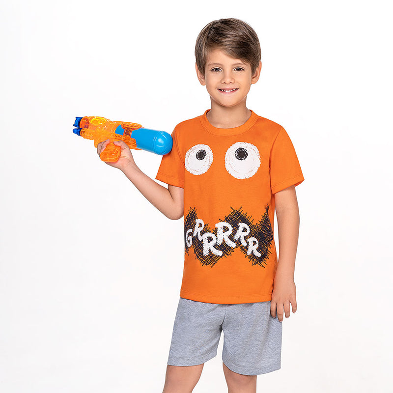 Ref.33502 Pijama Niño Manga Corta Bermuda