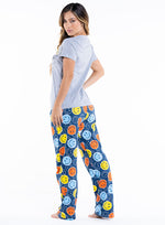34215 Pijama Mujer Manga Corta Pantalon